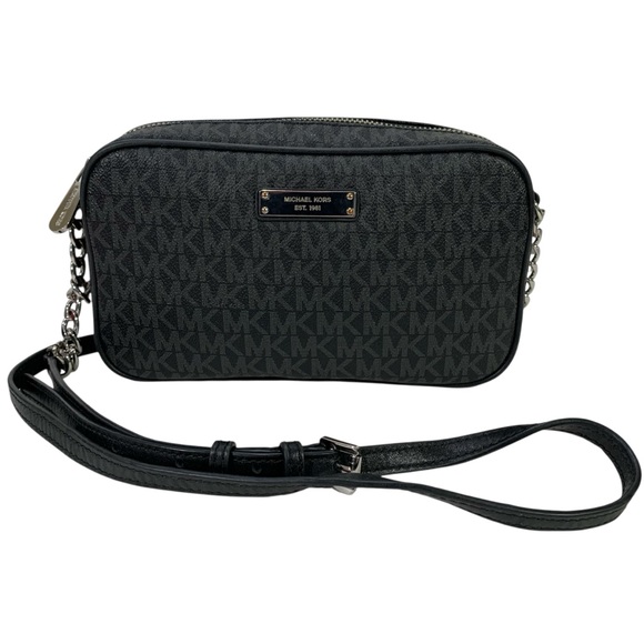 MICHAEL Michael Kors Jet Set Medium East West Logo Crossbody Bag Monogram - Picture 1 of 10